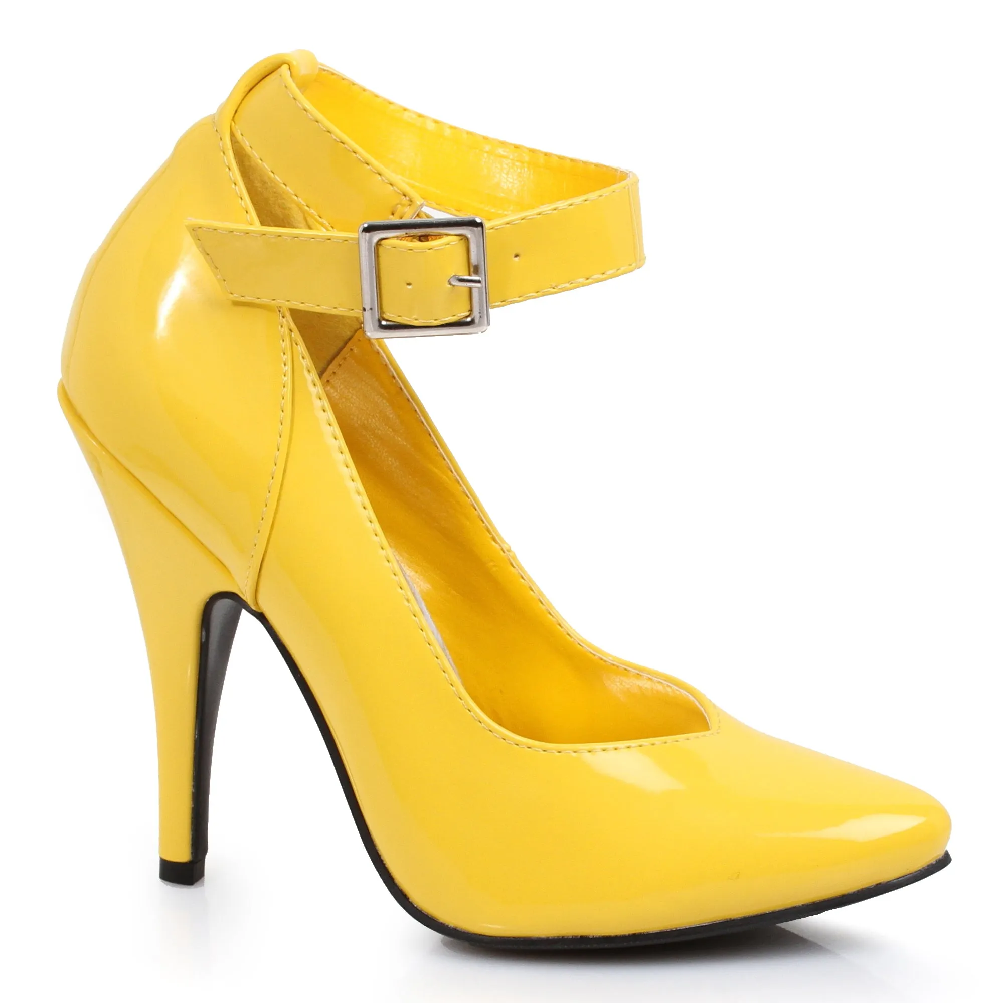 8221 5" Heel Pump W/Ankle Strap.