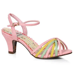 BP250-MARGOT 2.5" Heel Tri Toned Strappy Sandal