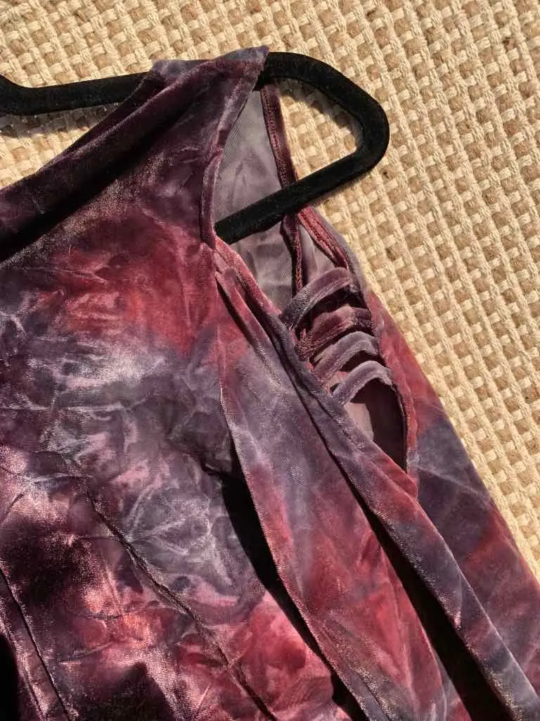 Chloe Dye Effect Velvet - XL