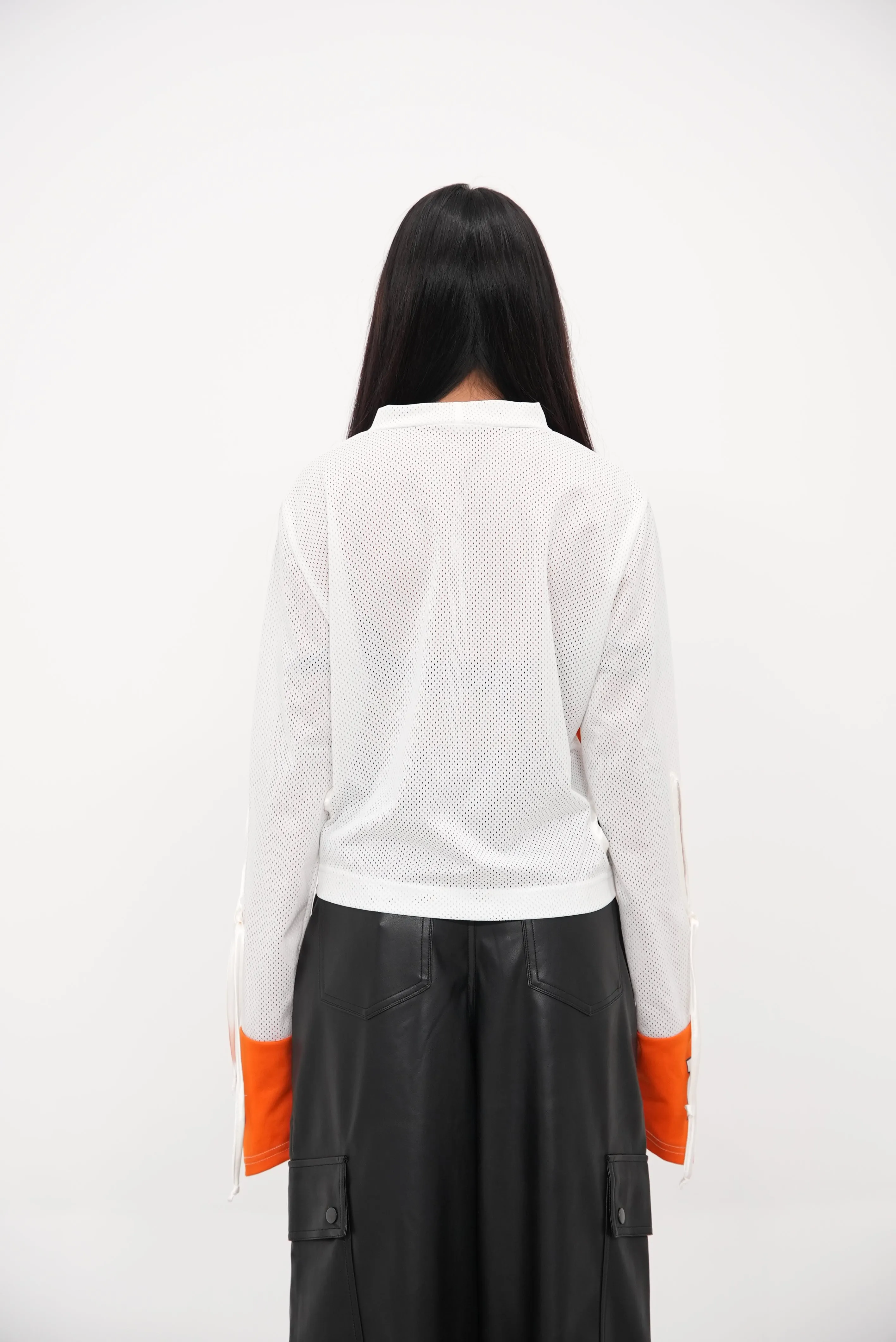 Cut Out Sportswear Longsleeve Orange