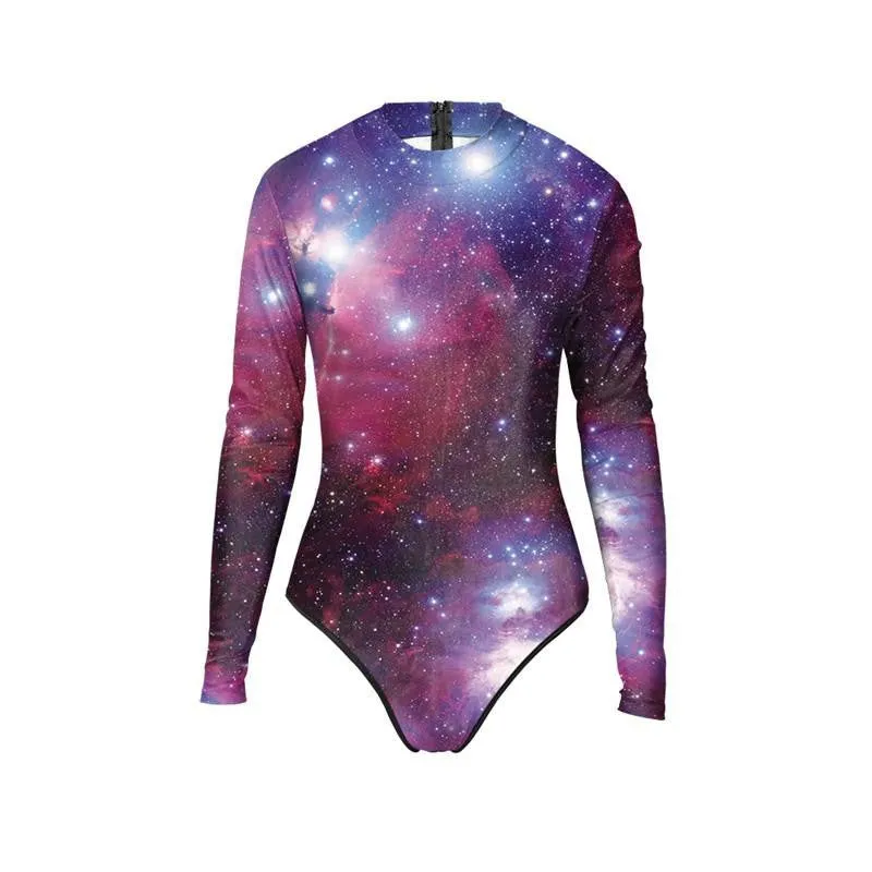 Long Sleeve Galaxy Bodysuit
