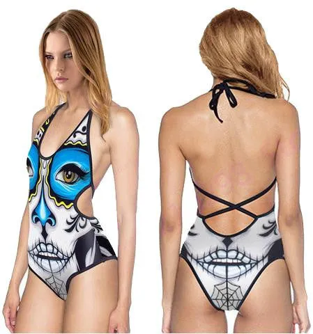 Low Strap Psychedelic Bodysuits