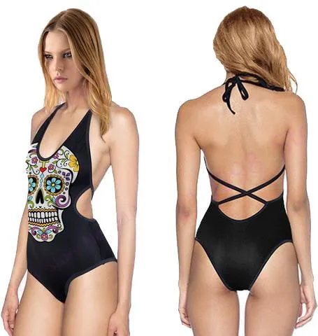 Low Strap Psychedelic Bodysuits