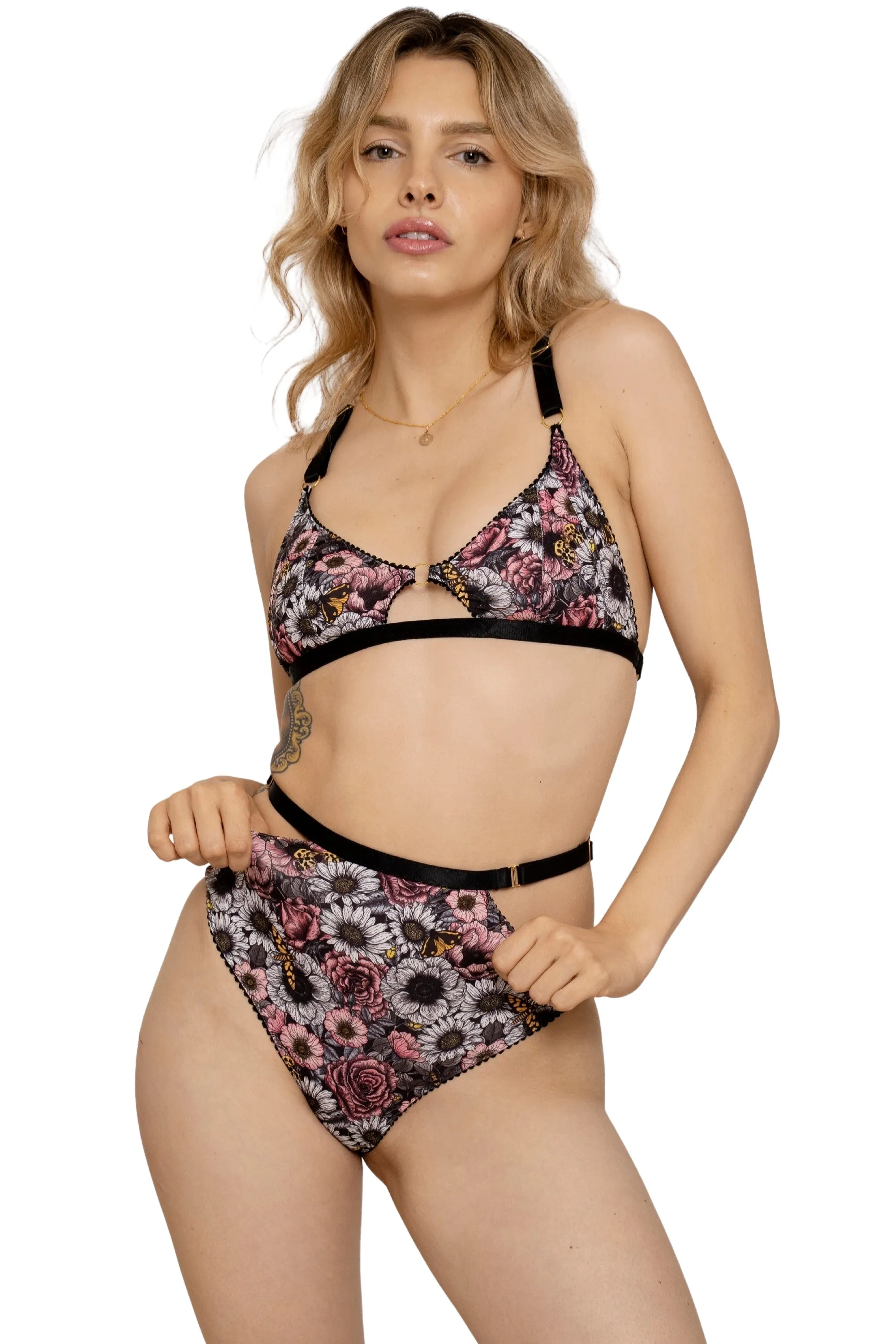 POPPY strappy lingerie set