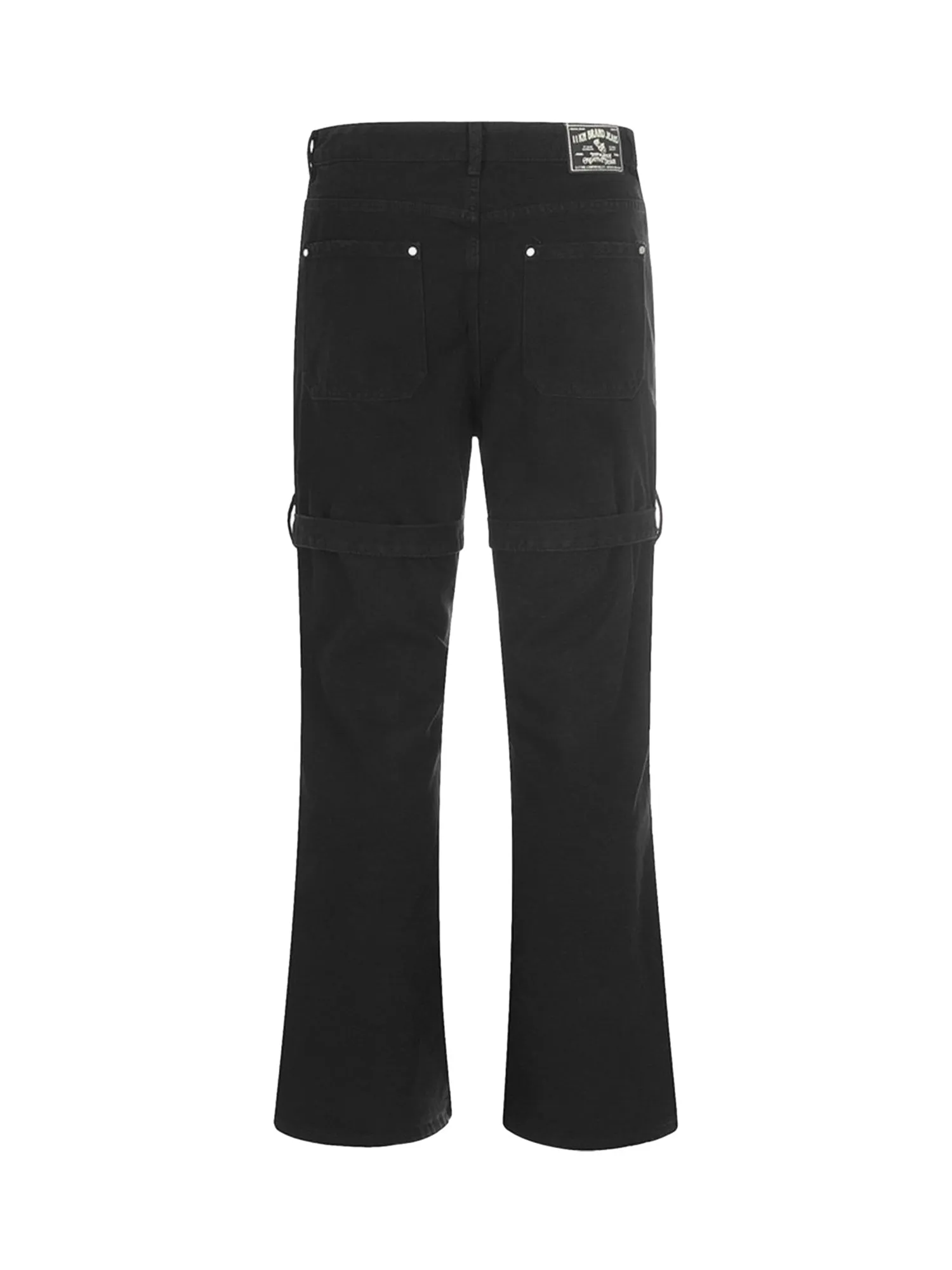 Sneakerhill High Street Strappy Design Micro Jeans - 1650