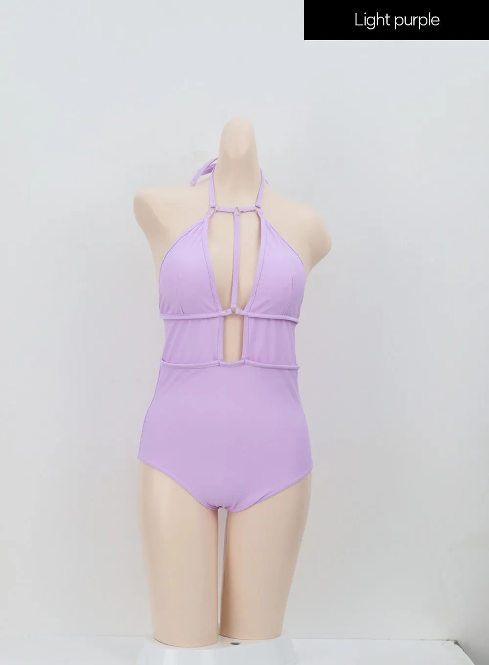 Strap Cut Out Swimsuit IA314