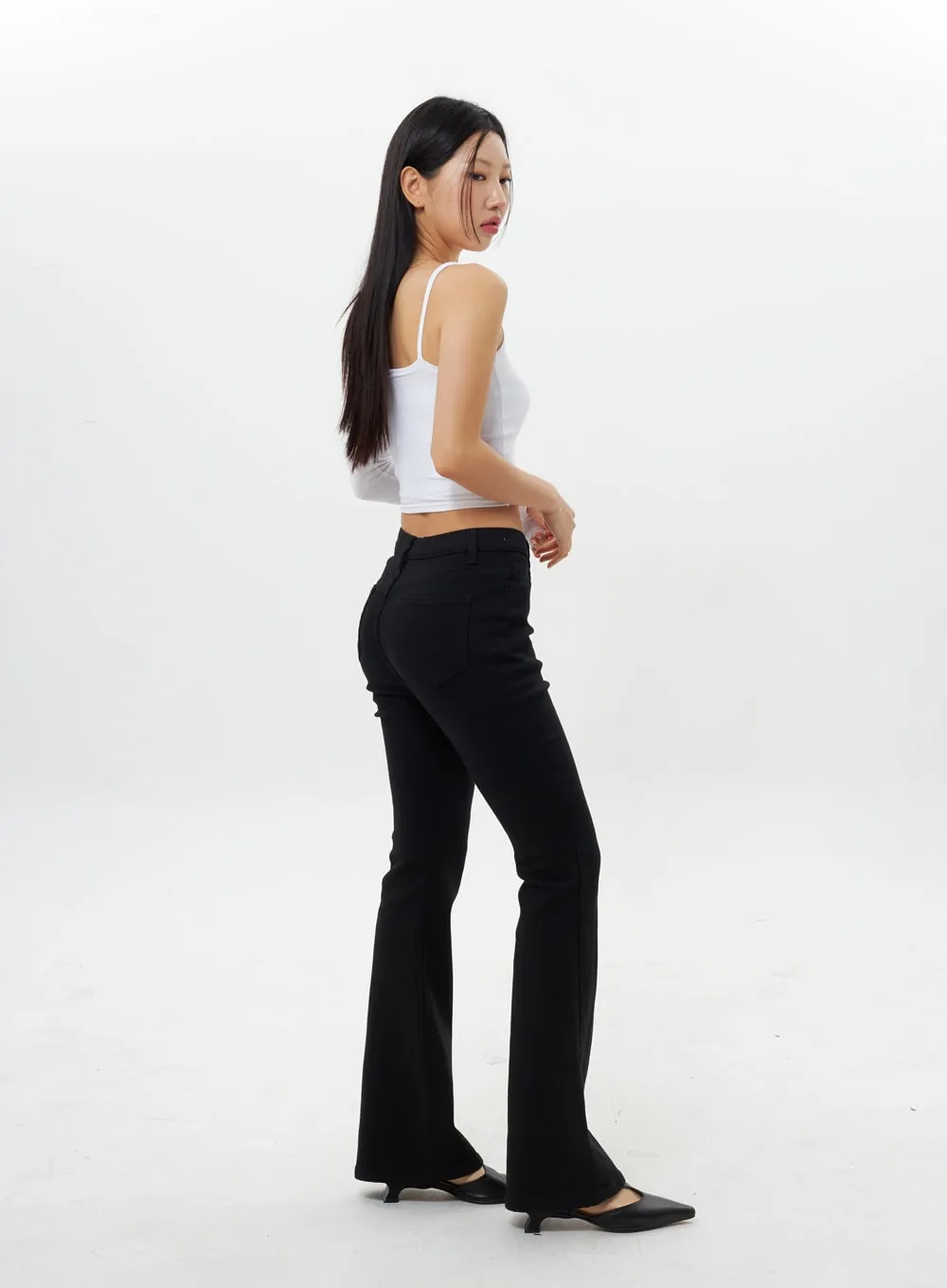 Unbalanced Cut Out Top IY311