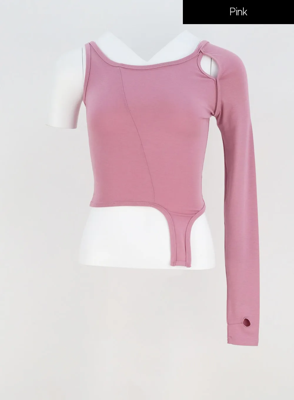 Unbalanced Cut Out Top IY311