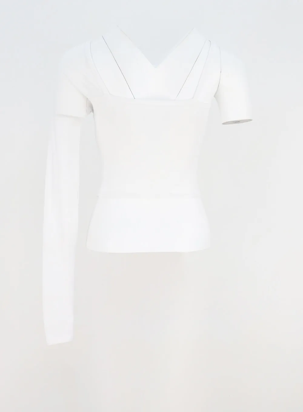 Unbalanced Cut Out Top IY311