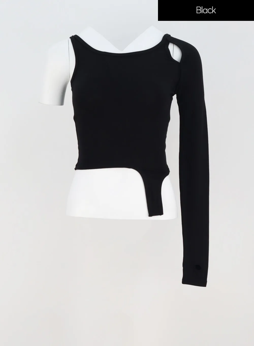 Unbalanced Cut Out Top IY311